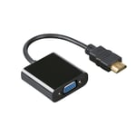 HDMI-VGA Digital Converter Gold Black