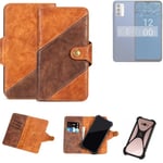 Mobile Phone Sleeve for Nokia G310 5G Wallet Case Cover Smarthphone Braun 