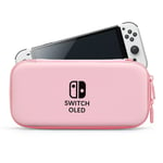 Rangement Pour Nintendo Switch Oled,Coque Rigide En Cristal,Film De Protection D'écran,Capuchons Pour Pouce,S Pc,Accessoires - Type Pink