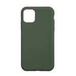 Onsala iPhone 11 Kuori Silikoni kosketus Olive Green