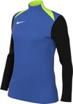 Nike FD7669-463 Dri-FIT Academy Pro 24 Drill Top K Sweatshirt Women's Royal Blue/Black/Volt/White Size 2XL