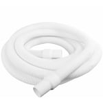 Tuyau flottant 2 embouts pour piscine - Diam 38 mm - 9 m - Blanc Linxor