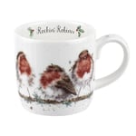 Wrendale Design Christmas Mugg Rockin Robins (Robin) 0.31L