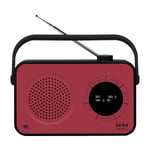 Senz Tourist 3 DAB+/FM Bluetooth-radio, rød