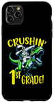 Coque pour iPhone 11 Pro Max Motif « I Crushed 1st Grade Astronaute on a T Rex School »