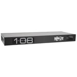 TRIPP LITE 8-Port IP Cat5 KVM Switch Compact 1+1 User Rackmount - KVM-svitsj - 8 porter - rackmonterbar - TAA-samsvar