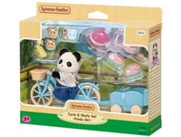 Sylvanian Families Playset Boîte Fille Panda Avec Bicyclette Patins EPOCH 5652