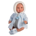 ASI doll Leonora - blue coat & checked suit