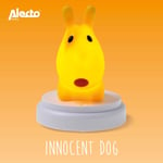 Alecto INNOCENT DOG LED natlys hund gul