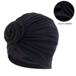 Kvinnor Turban Cover SVART Black