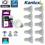 10x Bright Kanlux LED GU10 6.5W Cool White Spotlight Energy Saving Light Bulbs