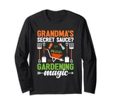 Gardening Grandma Funny Vegetable Garden Sarcastic Gardener Long Sleeve T-Shirt