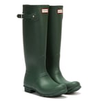 Hunter Original Tall Womens Green Wellies Rubber - Size UK 8