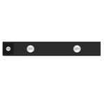 Ultratunn LED-rörelsesensorskåp Light Rechargeable Magnetic Intelligent Light Bar black 30cm