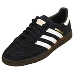 adidas Handball Spezial Mens Casual Trainers in Black White - 5 UK