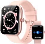 Montre Connectée Femme Avec Répondre/Numéroter,1,91"" Montres Connectées Femmes Iphone/Samsung/Android,Avec Ai,Rose