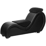 Master Series Black Chaise Longue - Black