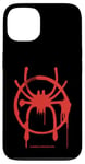 Coque pour iPhone 13 Marvel Spider-Man dans le Spider-Verse : l'araignée Miles Morales