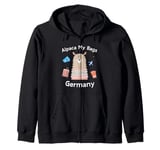 Germany Alpaca My Bags Llama Alpaca Germany Zip Hoodie