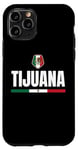 Coque pour iPhone 11 Pro Dire Tijuana Drapeau mexicain aventure femme homme papa