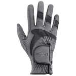 uvex i-Performance 2 - Flexible Riding Gloves for Men and Women - Durable - Breathable Material - Anthracite-Black - 6