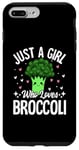 Coque pour iPhone 7 Plus/8 Plus Broccoli Lover Food Lover Cute Broccoli Girl Who Loves