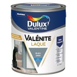 Dulux Valentine Peinture Laque Valénite Intérieur et Extérieur Multi-supports - Finition parfaite et lisse, Formule Haute Résistance - Mat Bleu Gris 2 L