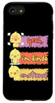 Coque pour iPhone SE (2020) / 7 / 8 Yeah I'm Kinda Emotional Duck Kids Funny Emotional Chicken