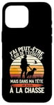 Coque pour iPhone 16 Pro Max Cadeau idée Drôle Chasseur Homme Chasseur Humour Chasse