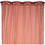 Rideau Berlingot rose terracotta 140x250cm - Atmosphera créateur d'intérieur