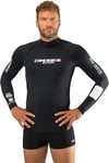 Cressi Rash Guard Man Long SL Black Dive Center T-Shirt de Protection pour Hommes à Manches Longues Men's, Noir, S/2 (48)