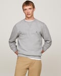 Tommy Hilfiger Essential Fleece Mens Sweatshirt - Grey - Size Large