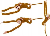 Leantoys Plush Baby Monkey Maskot Mörkbrun 90 Cm