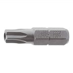 Hazet 2223-T15H Embout-tournevis hexagone massif 1/4'' torx tamper résistant Taille T 15 H longueur 25 mm