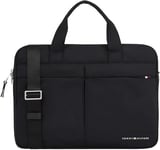 Tommy Hilfiger TH Signature Computer Bag AM0AM12215, Sac pour Ordinateur Homme, Noir (Black), OS