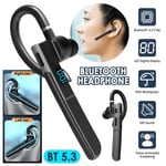 Mic Bluetooth Earpiece Bluetooth 5.3 Hands Free Headphones Business Headset