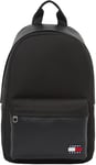 Tommy Jeans Men’s Elegant Daily Elevated Backpack, Black (Black), One Size