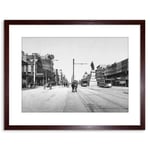 Vintage Photo Canal Street New Orleans 1900 USA Artwork Framed Wall Art Print 9X7 Inch