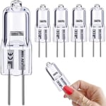 10-pack G4 halogenlampor 10W 12V - Varmvita