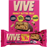 Vive Gluten Free Protein Bars, High Protein Snacks, Vegan, High-Fibre - 12 Pack