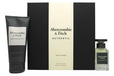 ABERCROMBIE & FITCH AUTHENTIC MAN GIFT SET 50ML EDT + 200ML HAIR & BODY WASH