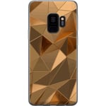 Mobilskal till Samsung Galaxy S9 med 3D Guld motiv