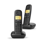 GIGASET A270 À Duo 2 X Téléphone Cordless Duo A SERIES Noir