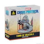 Atomic Mass Games | Marvel Crisis Protocol: Tomb Of Dracula Terrain Pack | Miniatures Board Game | Ages 14+ | 2 Players | 60+ Minutes Playing Time