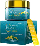 100% Pure Shilajit Resin, 800MG 5-in-1 Ayurvedic Herbs, 50g