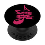 Prendre des notes musicales amusantes jeu de mots pour musicien musique drôle PopSockets PopGrip Adhésif