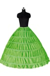 Jupon De Mariage Long En Crinoline Noir Et Blanc,6 Cerceaux,Robe De Bal,Sous-Jupe,Demi-Jupe,Accessoires