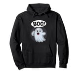 Funny Thumbs Down Ghost Screaming Boo Disapproval Pullover Hoodie