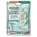 3 x Garnier Skin Active Hyaluronic Cryo Jelly Anti-Fatigue Jelly Sheet Mask