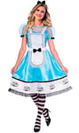 Amscan 9904692 - Women's Alice in Wonderland World Book Day Fancy Dress Costume Size: 10-12